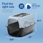 Petmate Small Dog and Cat Carrier Kennel, Blue