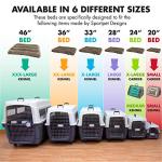 Medium Gray Rolling Travel Dog Crate