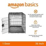 Portable Collapsible Metal Dog Crate with Tray