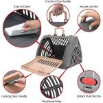 Foldable Travel Cat Carrier with Waterproof Bed