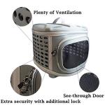 Collapsible Hard Cover Cat Carrier for Travel