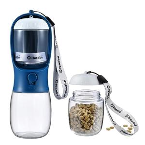 Cibaabo Portable Dog Water Bottle and Food Container