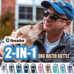 Cibaabo Portable Dog Water Bottle and Food Container