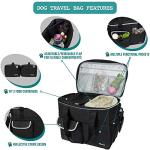 PetAmi Dog Travel Bag with Food and Bowls