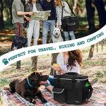 PetAmi Dog Travel Bag with Food and Bowls