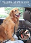 Adjustable Dog Seat Belt with Reflective Buffer