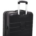 Wrangler Black Smart Luggage Set with USB Port
