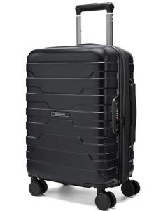 BAGSMART 22-Inch Carry On Luggage with Spinner Wheels