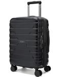 BAGSMART 22-Inch Carry On Luggage with Spinner Wheels