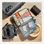 Amazon Basics 4-Piece Hardside Luggage Set, Black