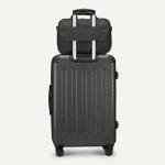 Amazon Basics 4-Piece Hardside Luggage Set, Black