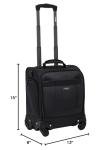 Wrangler 17" Charcoal Underseat Carry-On Spinner