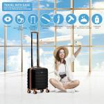 Flight Knight 18-Inch Carry-On Suitcase with USB Port