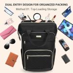 Star Cloud Underseat Rolling Backpack for Women