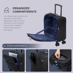 Verage 14-Inch Underseat Carry-On with Spinner Wheels