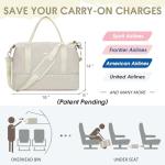 Spirit Airlines Underseat Travel Duffel with USB Port