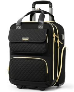 Arcoyard 17-Inch Underseat Rolling Luggage Bag