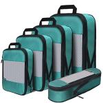 Lightweight Compression Packing Cubes 5 Set - Green