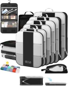 10 Compression Packing Cubes for Travel Organization