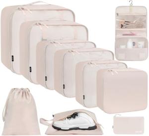 BAGAIL 10 Piece Packing Cubes for Travel