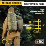 M-Tac 12L Compression Stuff Sack - Olive Green