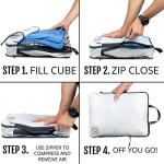 Large Compression Packing Cubes Set for Travel