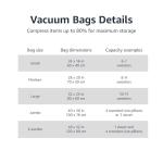 Amazon Basics Space Saving Compression Storage Bags