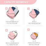 Gonex Expandable Packing Cubes, 4pcs Travel Organizers