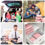 Gonex Expandable Packing Cubes, 4pcs Travel Organizers