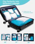 Gonex Compression Packing Cubes Set in Blue