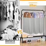MISSLO 10" Hanging Garment Bags for Closet Storage
