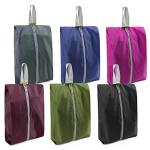 BeeGreen Zippered Shoe Organizer - 6 Colorful Bags