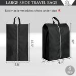 Waterproof Shoe Bags for Travel - Set of 4