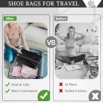 Waterproof Shoe Bags for Travel - Set of 4