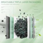 Natural Shoe Odor Eliminators, 6 Pack Charcoal Bags