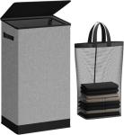 SOLEDI Collapsible 100L Laundry Hamper with Lid
