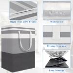 BlissTotes 3-Pack Waterproof Laundry Hamper Set