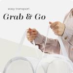 Collapsible Mesh Pop Up Laundry Hamper - 2-Pack