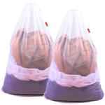 DuomiW Heavy Duty Mesh Laundry Bags - 2 Pack