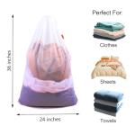 DuomiW Heavy Duty Mesh Laundry Bags - 2 Pack