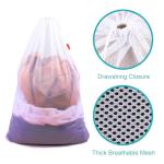 DuomiW Heavy Duty Mesh Laundry Bags - 2 Pack