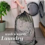 Extra Large Mesh Laundry Bag with Drawstring Closure