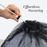 Extra Large Mesh Laundry Bag with Drawstring Closure