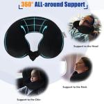 SAIREIDER 100% Pure Memory Foam Travel Pillow