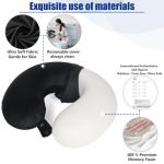 SAIREIDER 100% Pure Memory Foam Travel Pillow