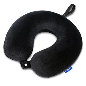 Fabuday Memory Foam Travel Neck Pillow - Black