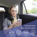 Fabuday Memory Foam Travel Neck Pillow - Black