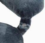 Cozy Microfiber Neck Pillow for Travel - Charcoal