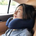 MLVOC Memory Foam Travel Pillow Set - Blue