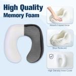 Cirorld Adjustable Memory Foam Travel Neck Pillow